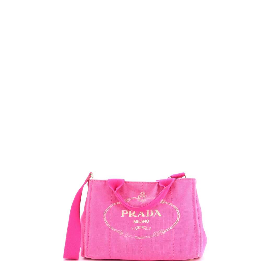 Prada Canapa Convertible Tote Canvas #268826P74B